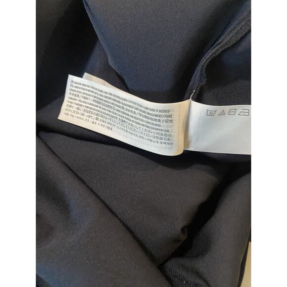 Abercrombie & Fitch Navy Blue Ruffle V-Neck Tassel Sleeveless Mini Dress Size XS - Picture 5 of 7